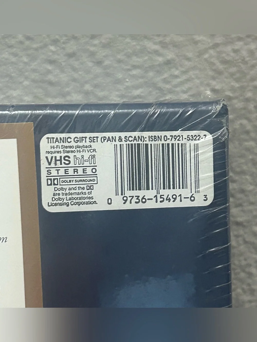 Titanic Movie VHS Sealed NOS Collectors Edition Boxed Set